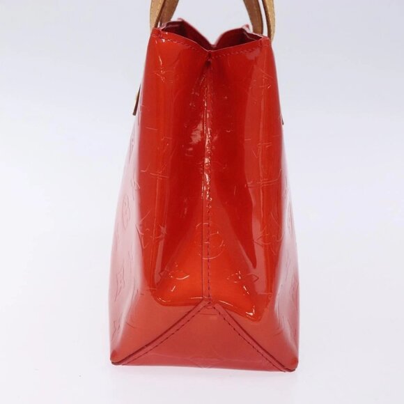 LOUIS VUITTON Monogram Vernis Reade PM Hand Bag Red Rouge M91088 LV Auth 133099 - Picture 5 of 16